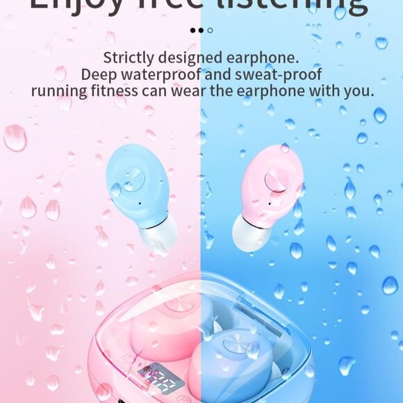 Magnetic Gaming Earbuds Wireless Earphones - Low-Latency with Charging LED case - Picture 4 of 6